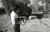 I'd worked with Hector in a restaurant where he'd been a waiter. He always had some sort of fast motorcycle and a blond on the back. We took Hector's illegal 22 caliber machine gun and dealt with some working class rage. 1991